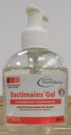 BACTIMAINS GEL hydroalcoolique : Flacon Pompe courte de 300 ml - Désinfectant, ANTIBACTÉRIEN